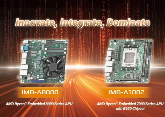 ASRock IMB-A8000 industrial Ryzen Embedded 8000 mini-ITX motherboard takes up to 96GB DDR5 RAM