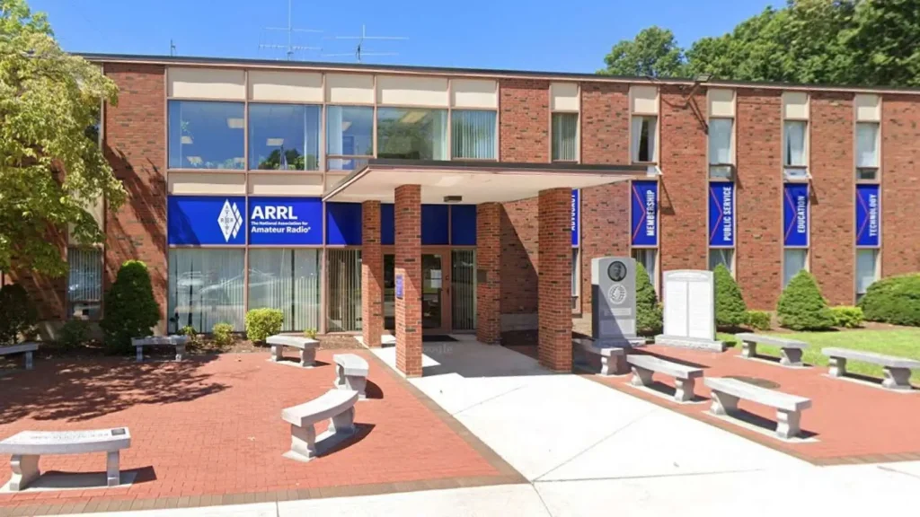 The headquarters of ARRL, The National Association for Amateur Radio, on Main Street in Newington