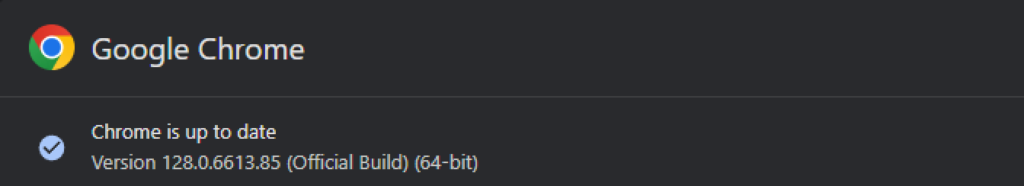 Google Chrome 128.0.6613.85