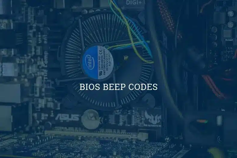 BIOS Beep Codes for Troubleshooting