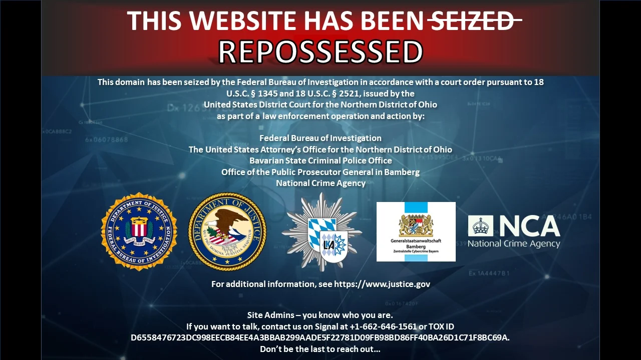 FBI disrupts the Dispossessor ransomware operation, seizes servers