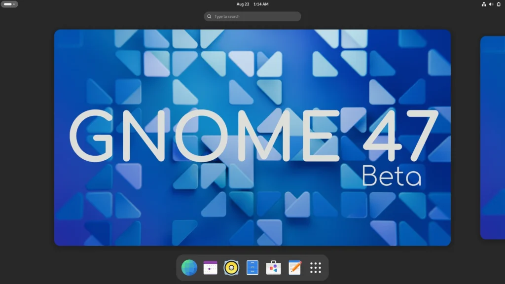 Gnome 47 Beta