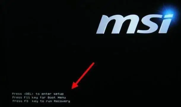 MSI Bios Access