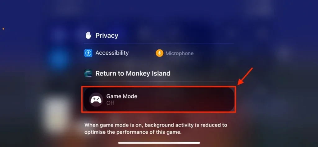 Disable Game Mode Iphone