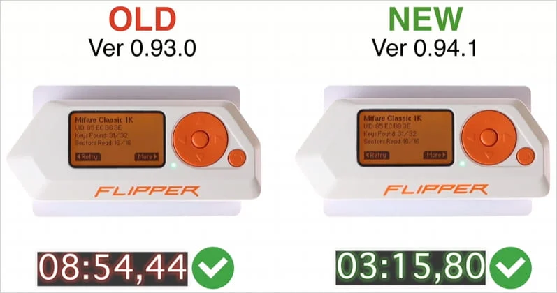 New NFC system's card reading performance