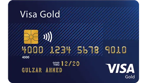 Visa Gold credit card