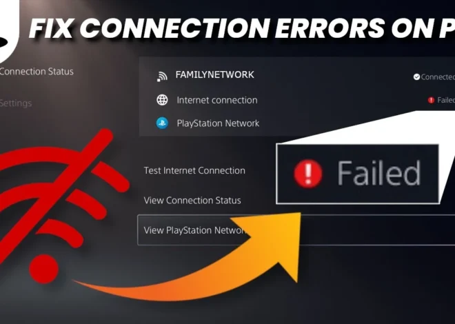 Fix Playstation 5 Connection Issue: How to Resolve ‘Can’t Connect to the Internet’ Error