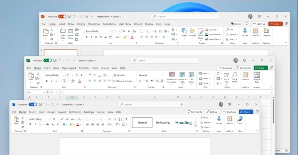 Office 2024 default theme (Microsoft)