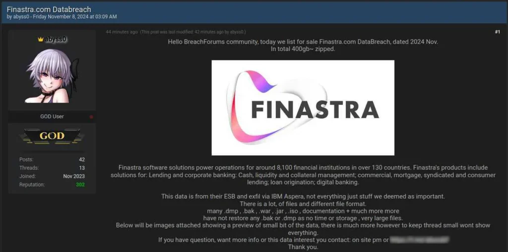 Finastra.com Data Breach