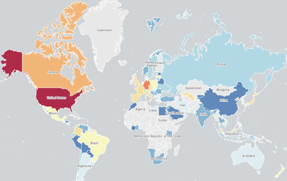 Location of exposed GeoVision devices