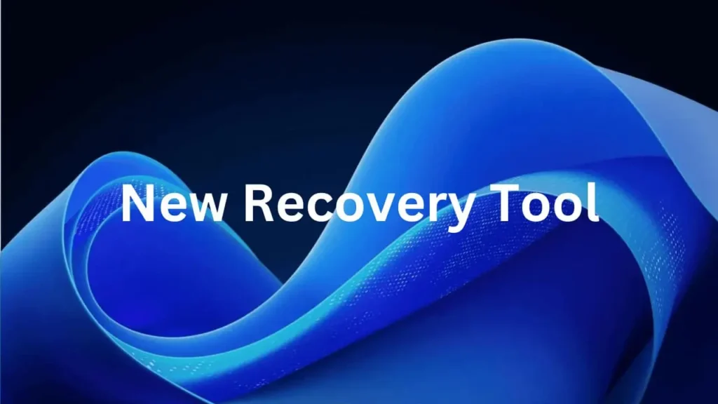 Windows 11 new recovery tool