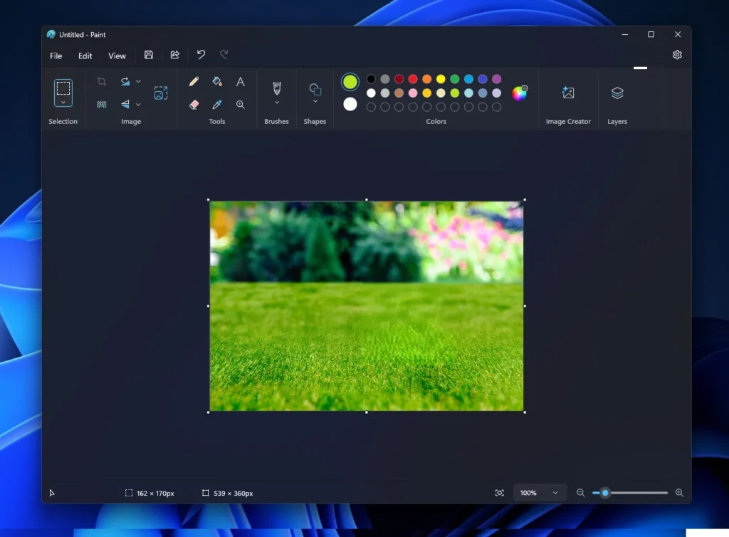 Windows 11 Paint AI