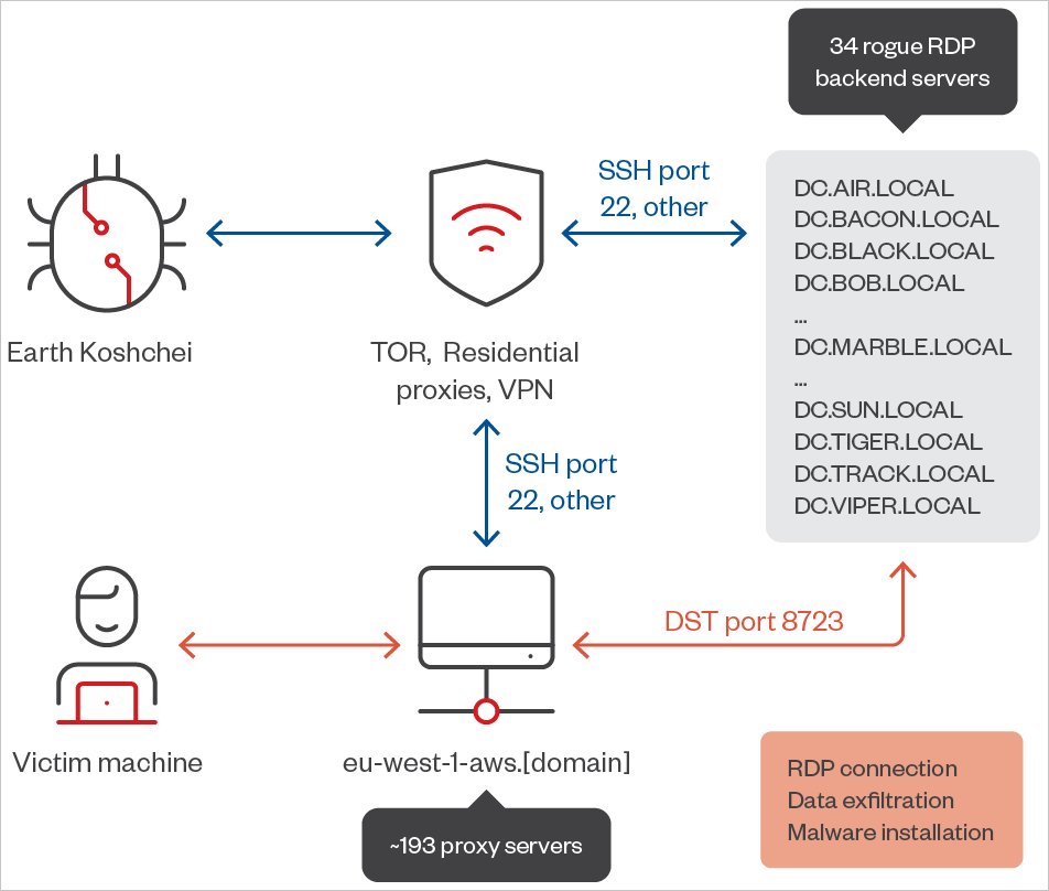 Overview of infrastructure obfuscation