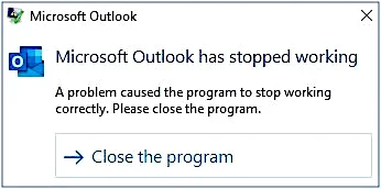 Microsoft Outlook crash on Windows Server (Alex Fogerty)