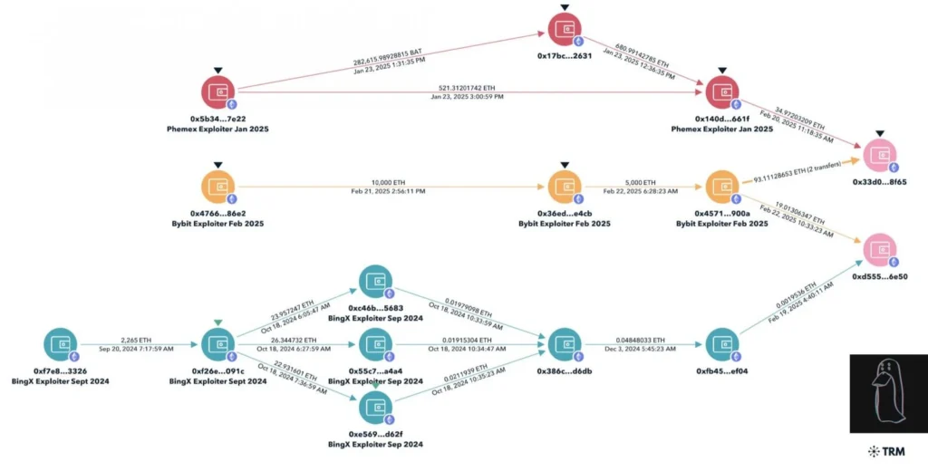 Phemex/BingX/Bybit overlap (ZachXBT)