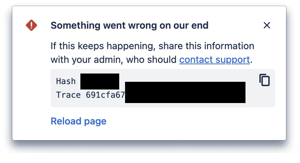 Jira seen throwing errors today