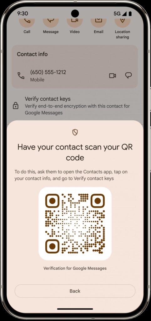 Key Verifier's QR code prompt
