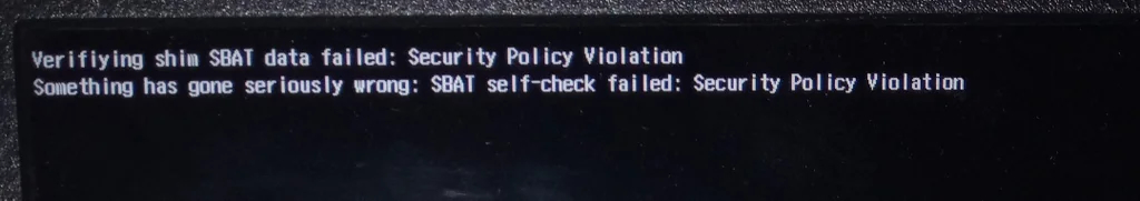 Linux boot broken after Windows security update