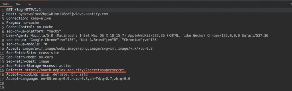 Leaked OAuth access token (Vsevolod Kokorin)