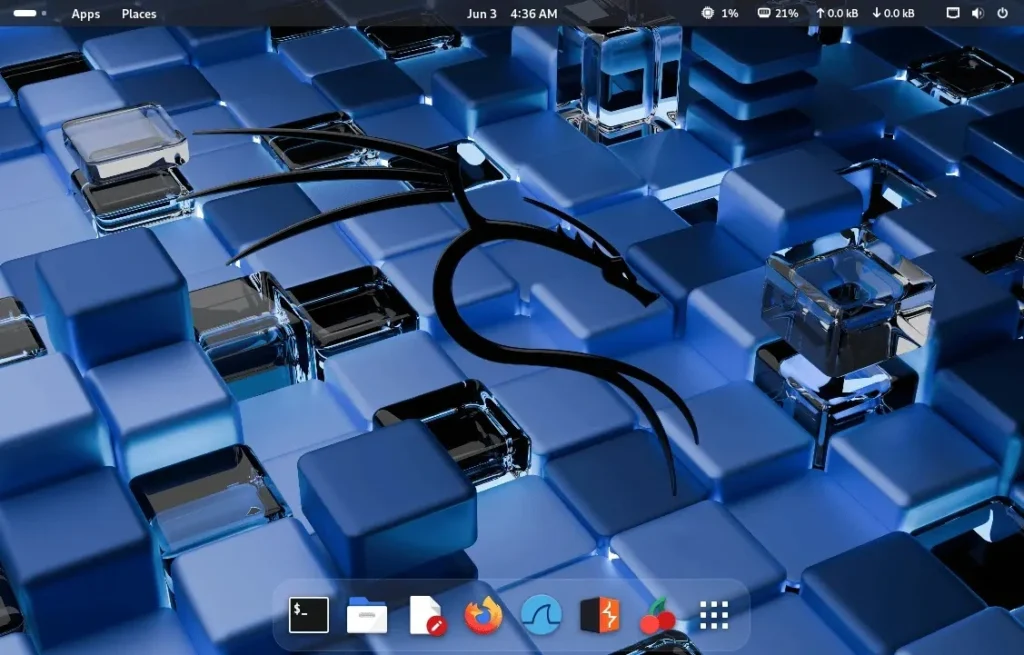 GNOME 48 - Kali Linux 2025.2