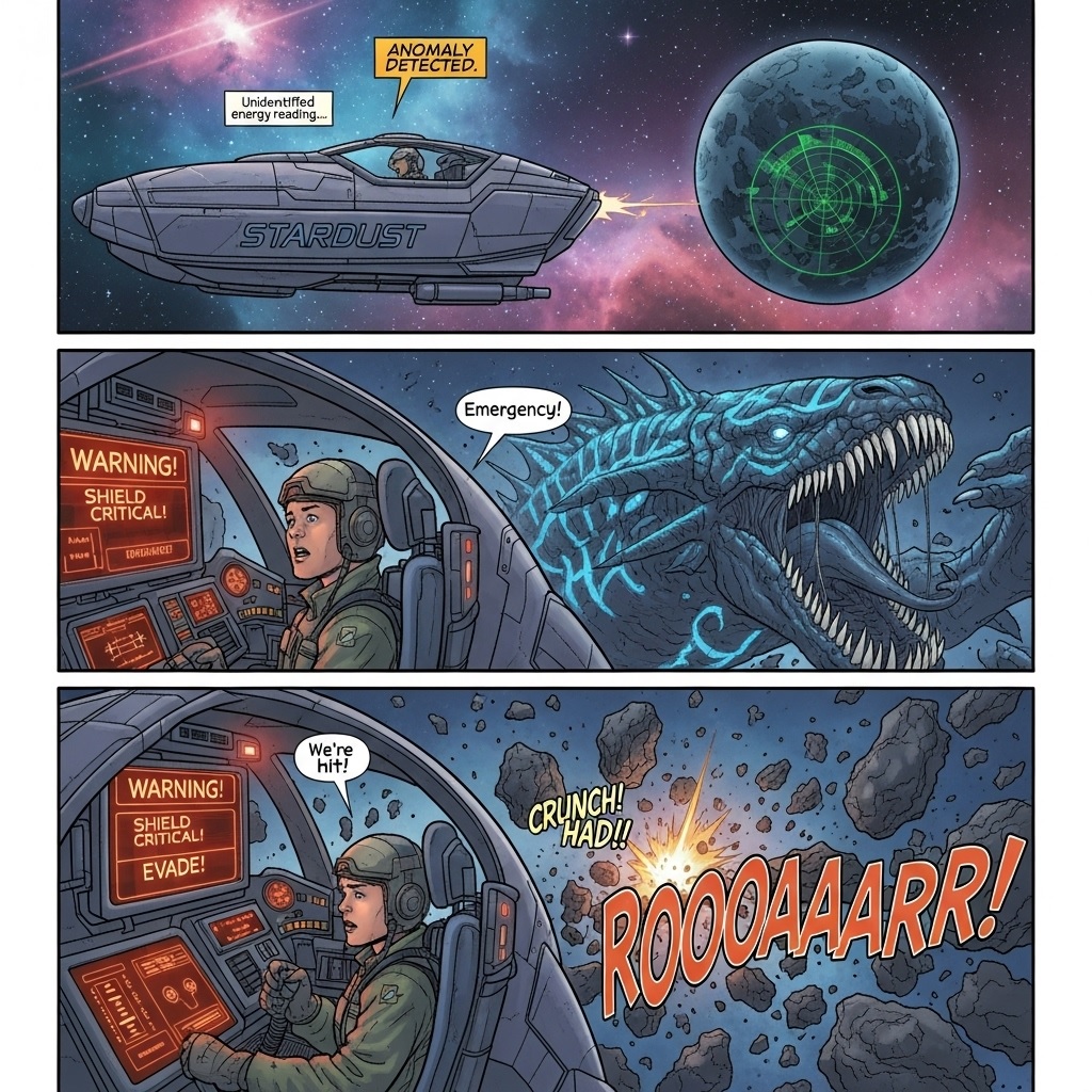 Comic generated using Imagen 4