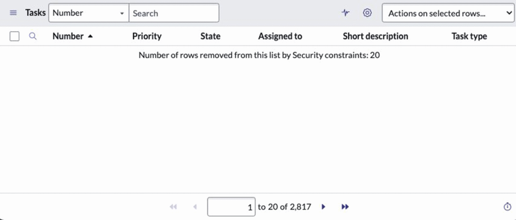 Restricted data still showing record counts and fields