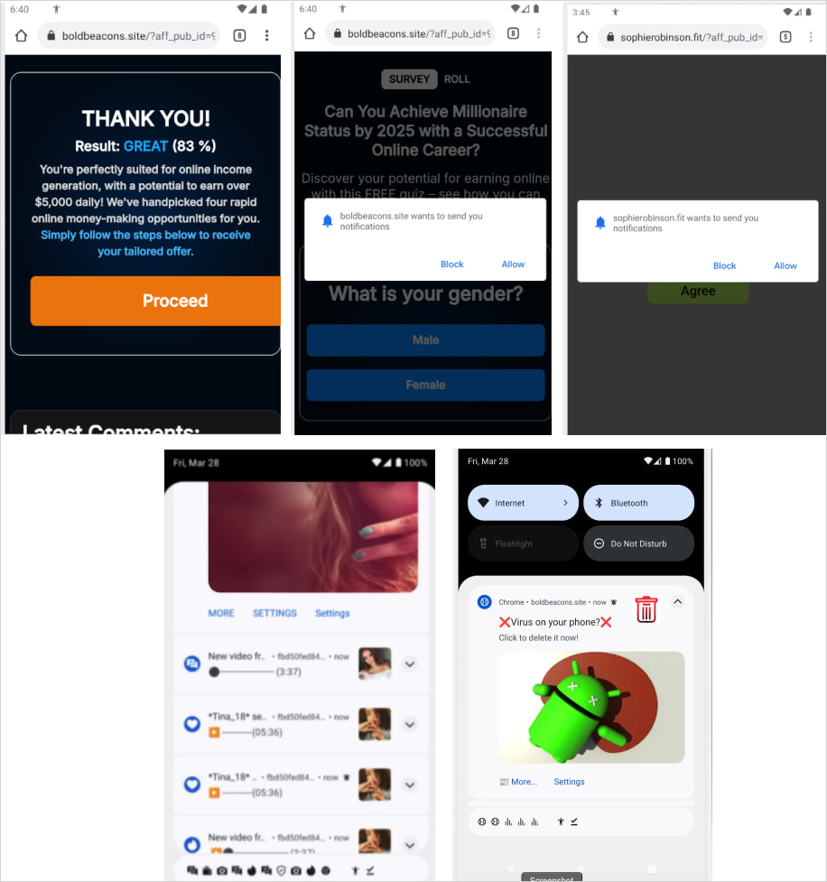 Unwanted ads and redirects triggered by Konfety