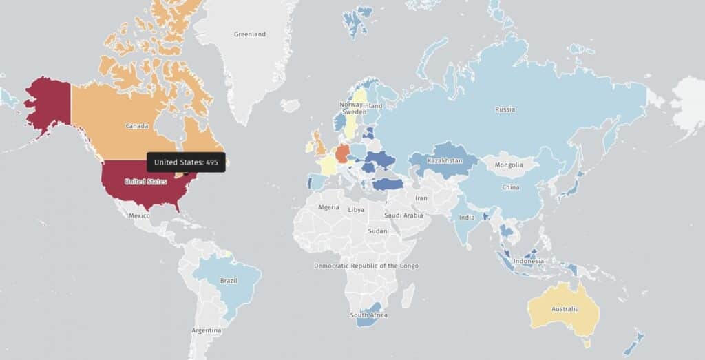 Unpatched CrushFTP servers (Shadowserver)