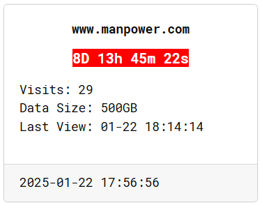 Manpower on Ransomhub leak site (Hackmanac)