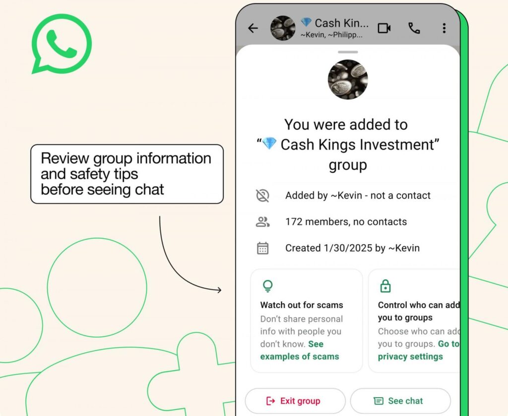 New scam group alert (WhatsApp)