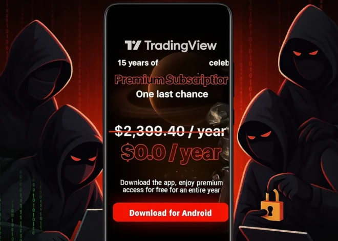Brokewell Android malware delivered through fake TradingView ads