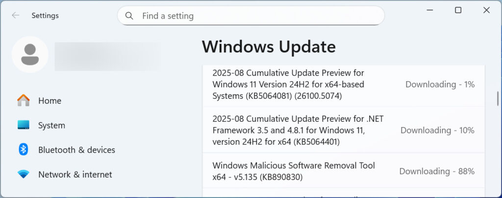 KB5064081 preview update