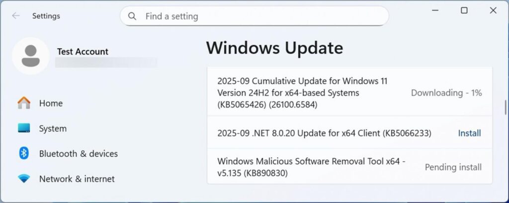 Windows Update (KB5065426)