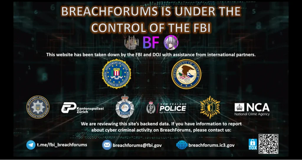 BreachForums seized