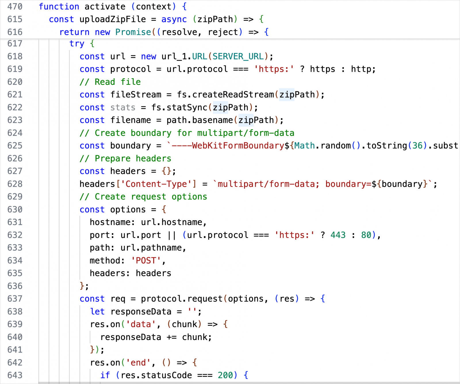 The data theft routine
