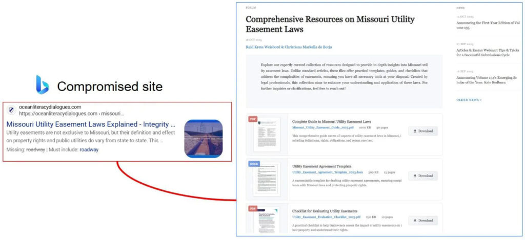 Current attack flow of Gootloader campaign
