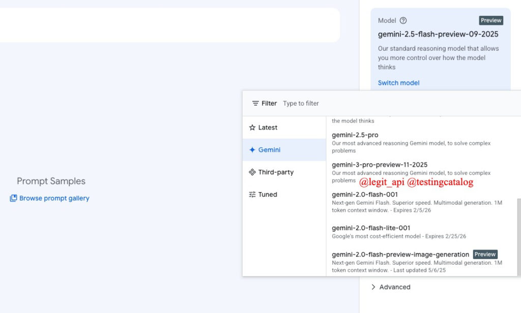 Gemini 3 Pro reference on Vertex AI
