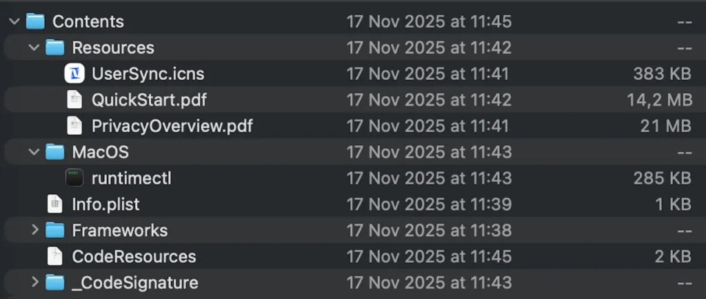 The inflated disk image contents