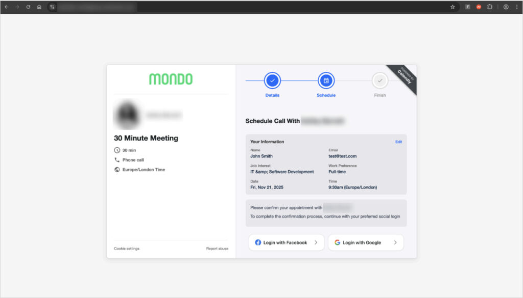 Variant targeting both account types
