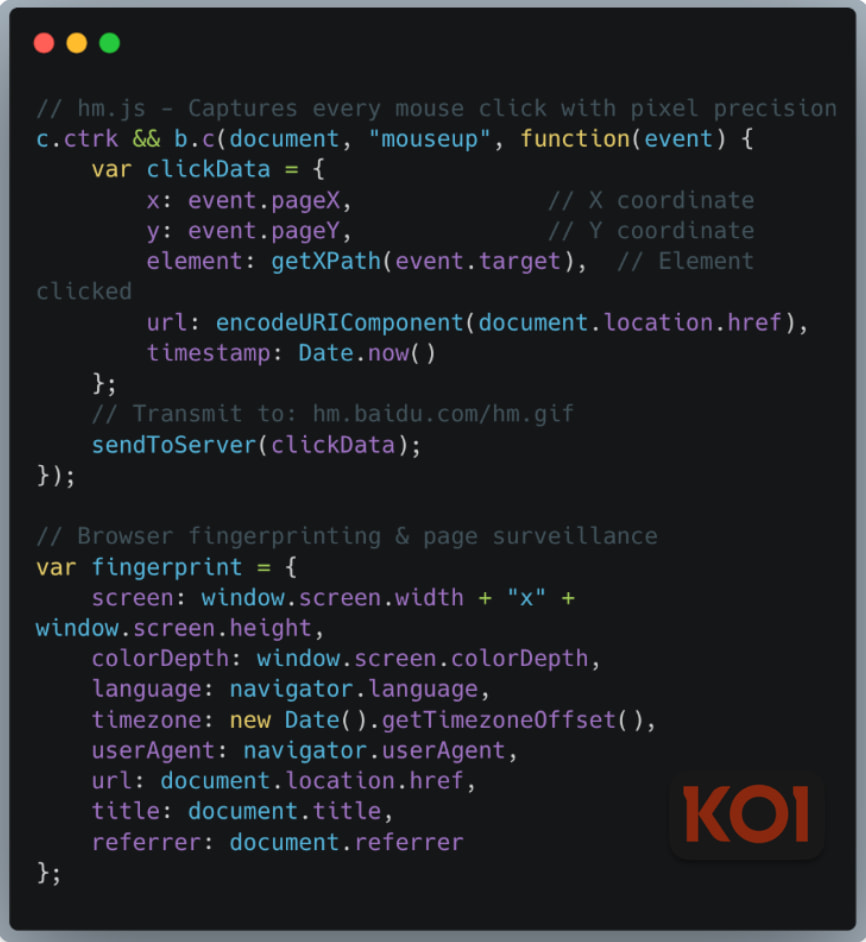 Data stolen from infected devices