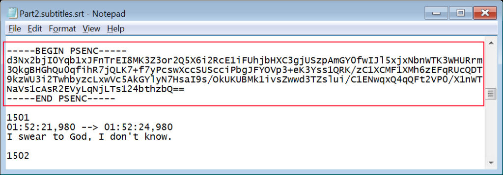 Other encrypted PowerShell commands in the subtitles