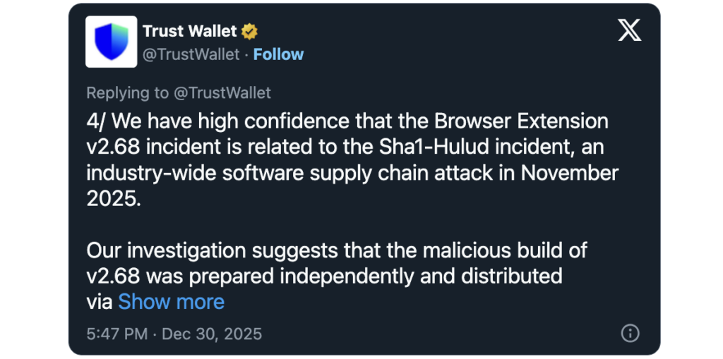 Trust Wallet attack
