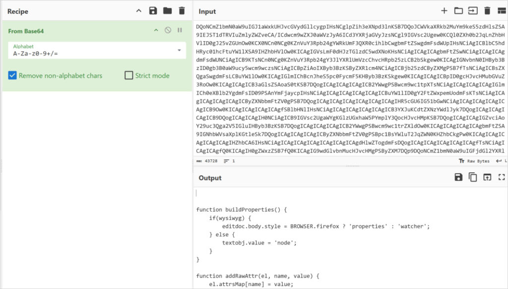 Decoding the image file payload