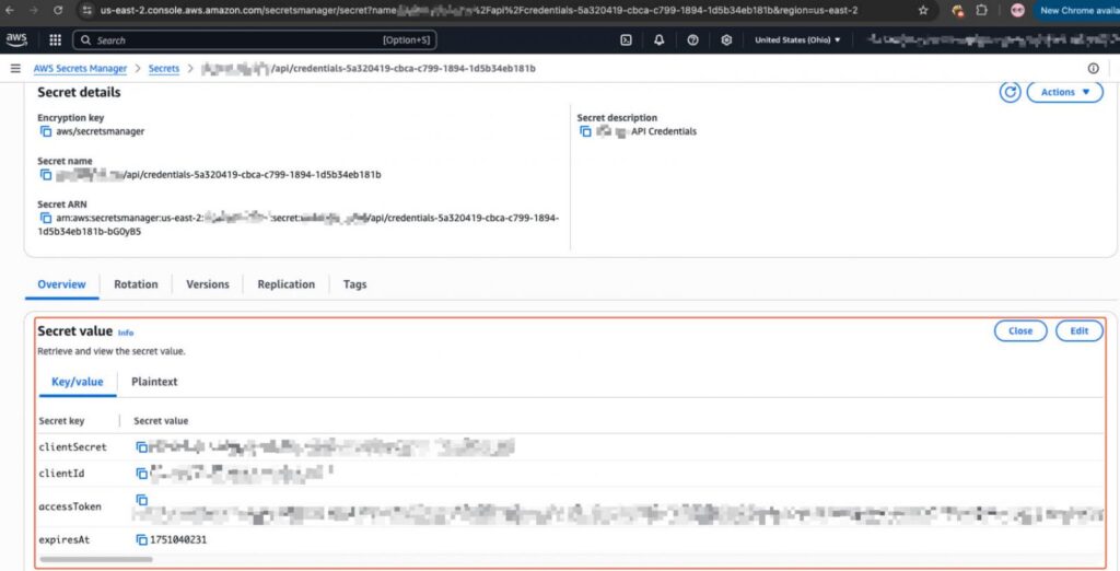 Accessing the Secrets Manager on an exposed AWS account