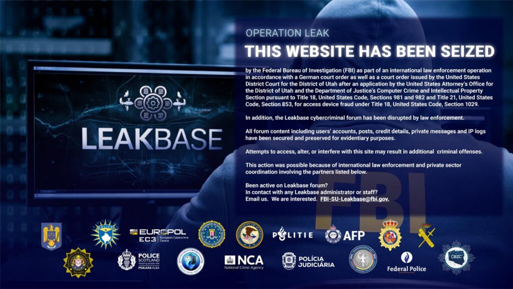 Leakbase seizure banner