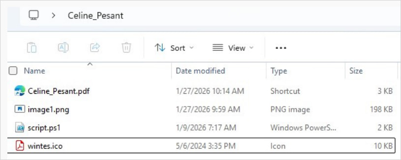 ISO file contents