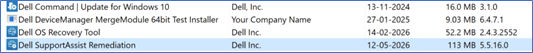 Dell SupportAssist Remediation (Dell)