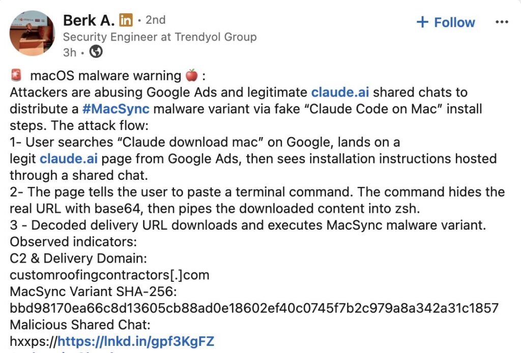 Researcher alerts of ongoing malvertising campaign